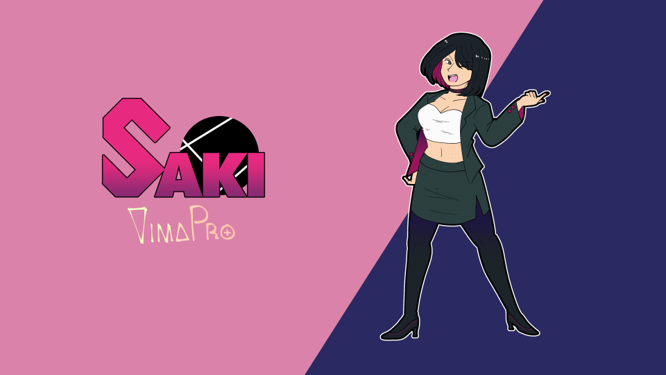 VimaPro!Saki desktop wallpaper that came with the bonus material in my second artbook